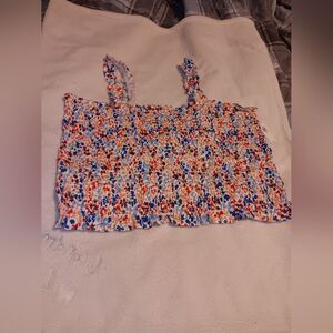 Old Navy Fitted Smocked Tank Top NWT